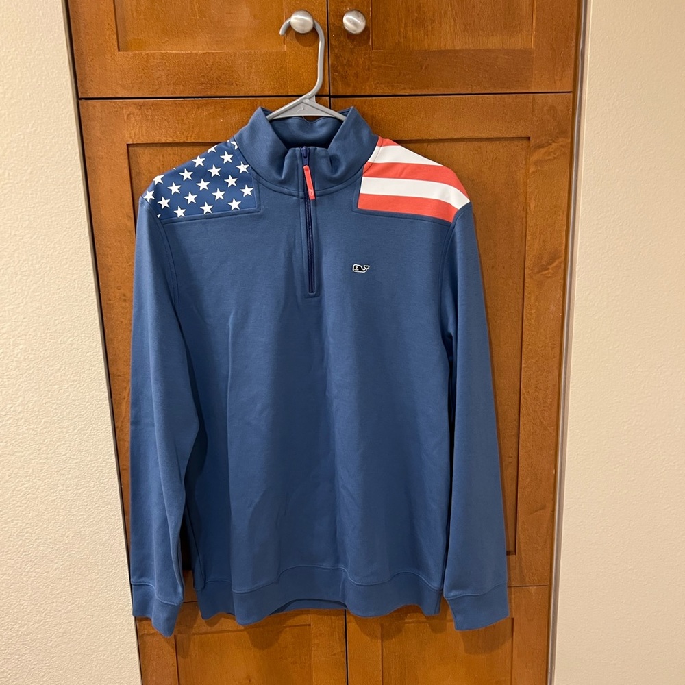 Vineyard Vine three quarter zip, never worn, size XS